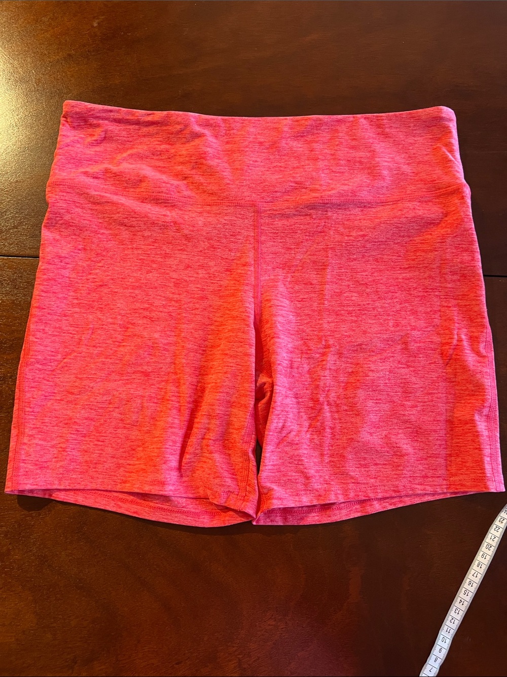 Athletic Works Hot Pink Heather Bike Shorts